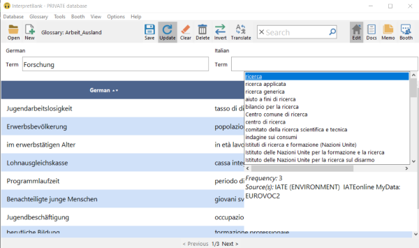 Translation suggestion